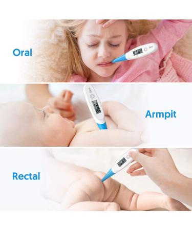 Digital Oral Thermometer for Adults and Kids - 10 Seconds Fast Reading - Buy Online on GoSupps.com