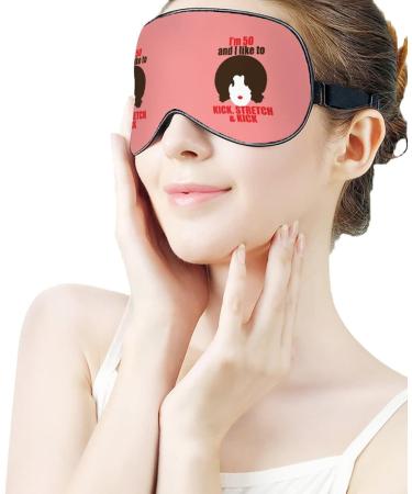 Sally O Malley SNL Sleep Mask | Adjustable Straps | Blackout Eye Cover - Buy Online on GoSupps.com