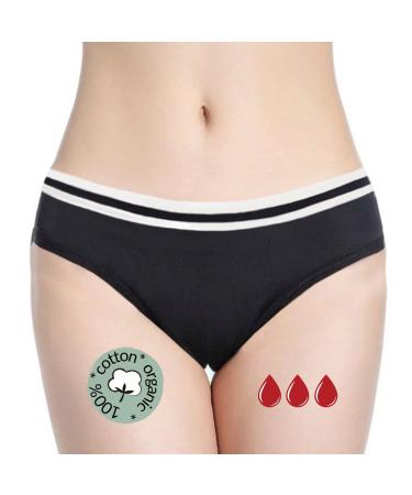 Noblood period underwear 2-3 tampons - washable - cotton - ecologically - menstruation - underwear for the period - period - periode briefs - absorbing - girls - XXS / 3XL GWEN S