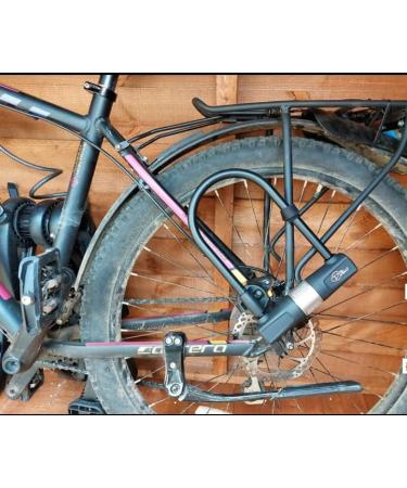 Via Velo Heavy Duty Bike U-Lock with Cable - 14mm Shackle, 10mm x 1.8m Cable | Mounting Bracket Included - for Road, Mountain, Folding Bikes - Buy Online on GoSupps.com