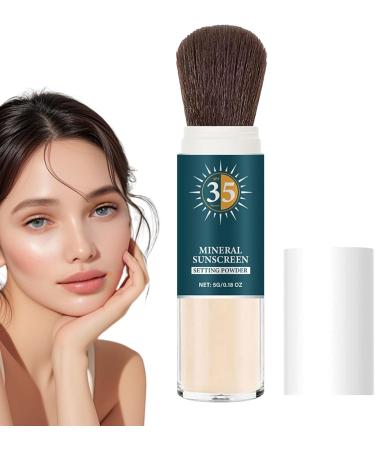  G n rique Sunscreen Powder Finishing Makeup Setting Formula 1.14x1.14x4.53 Inch Long Lasting Matte Effect & Oil Control Lightweight Facial Skin Protector for Women and Daily Wear Beauty - Buy Online on GoSupps.com