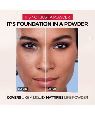 L'Oreal Paris Infallible 24H Fresh Wear Foundation In A Powder Longwear Coverage Mattifying Finish Available In 6 Shades Shade 120 Vanilla 120 - Vanilla 1 Count (Pack of 1) - Buy Online on GoSupps.com