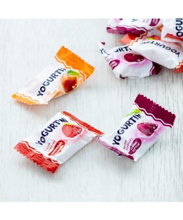 Roshen Yogurtini hard drops with milk and yogurt flavor 1 kg - Buy Online on GoSupps.com