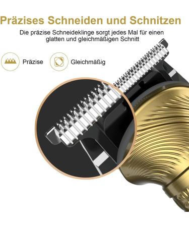BestAuty 6-in-1 Haschneider-Bartschneider Set for Men | Waterproof Grooming Kit with Eva Bag & Hairdressing Cloak for Beard Face Body Ears Nose & Intimate Areas | Type-C Charging International Shipping Available - Buy Online on GoSupps.com