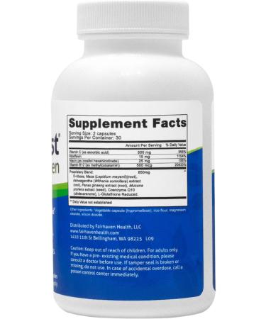 Fairhaven Health CountBoost for Men - 60 Capsules | Boost Male Fertility & Health - Buy Online on GoSupps.com