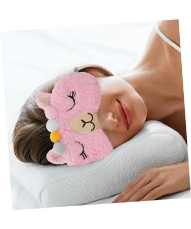 2 pi ces Masque de Sommeil Masque Opaque Doux pour Yeux pour Voyage Blanc Rose - Buy Online on GoSupps.com