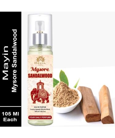 Mysore Sandalwood Spray Perfumed For Men And Women | Pocket Perfume | Eau De Parfum | Best Gifting Long Lasting Luxury Scent | Daily use fragrance| (105ml) Pack OF 1 - Buy Online on GoSupps.com