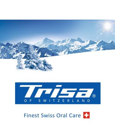 Trisa We Care Sustainable Toothbrush Set - Eco-Friendly Recycled PET 100% Compostable Bristles - 5 Pack Made in Switzerland - Buy Online on GoSupps.com