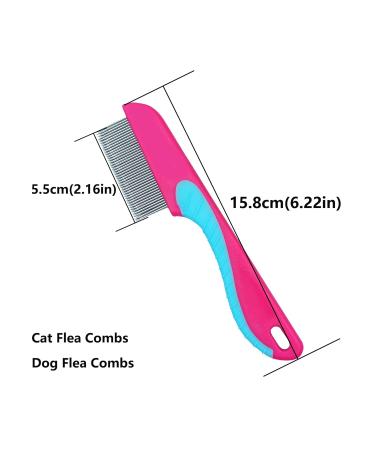 Premium Pink Flea Comb for Cats & Dogs | Effective Pet Grooming Tool - Fast International Shipping - Buy Online on GoSupps.com