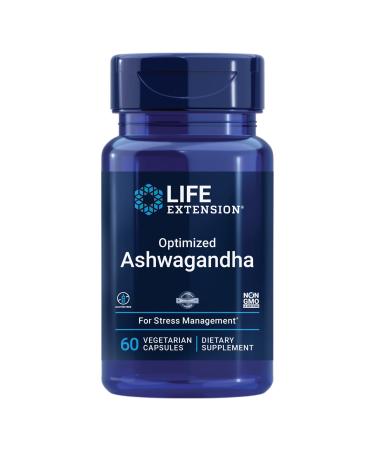 Life Extension Optimized Ashwagandha Extract 60 Vegetarian Capsules