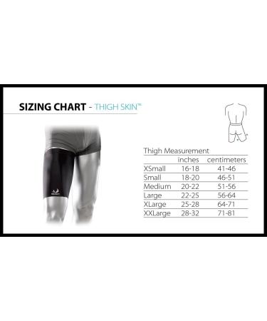 Buy BioSkin Medical Grade Thigh Compression Sleeve for Quad & Hamstring Pain Relief - XL Size - International Shipping Available - Buy Online on GoSupps.com
