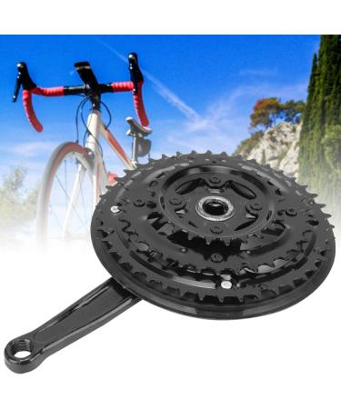 High Carbon Steel Bike Crankset 24-34-42T with Chains Cover for Mountain Bike - 42/34/24 Crankset - Buy Online on GoSupps.com