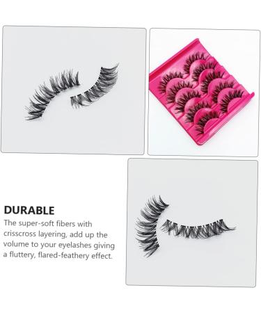 Beatifufu 15 Pairs Fake Eyelashes False Eyelashes Bulk Eyelashes Bottom Lashes False Lashes Eyelashes Extension Supplies Fake Lashes Makeup Lash Transparent Stalk Handmade Hair - Buy Online on GoSupps.com
