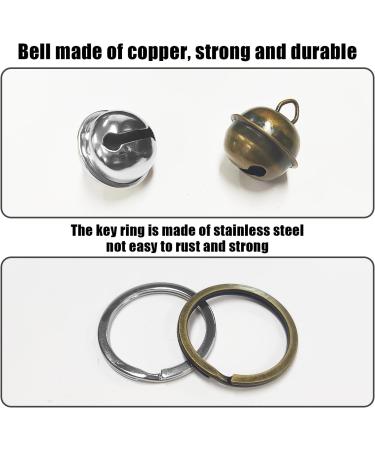 Maxquu 8-Piece Loud Dog & Cat Neck Locks Set | Retro Pet Training Neck Straps & Tracking Bells with 4 Key Rings - Buy Online on GoSupps.com