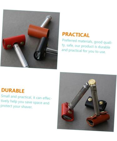 Beaupretty 10 STK Safety Razor for Men - Travel Accessories with Leather Sheath | Portable Shaver Bag - Braun X5 STK - Buy Online on GoSupps.com