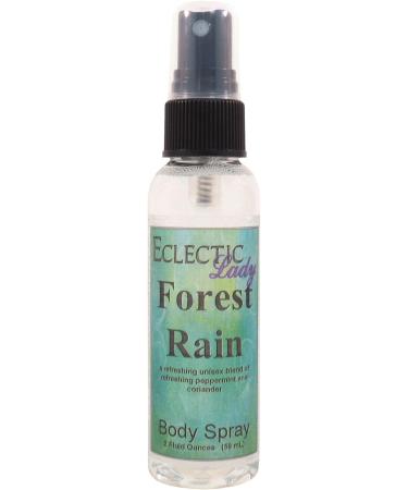 Forest Rain Body Spray 2 ounces Body Mist for Women with Clean Light & Gentle Fragrance Long Lasting Perfume with Comforting Scent for Men & Women Cologne with Soft Subtle Aroma For Daily Use 2 Fluid Ounces