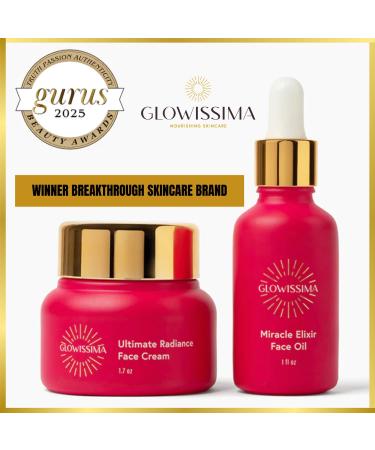 GLOWISSIMA Miracle Elixir Face Oil for Women Lightweight Nourishing Radiance Oil for Glowing Skin Dark Spots & Smooth Texture Hydrating Facial Oil Fast-Absorbing Non-Greasy 1 oz - Buy Online on GoSupps.com