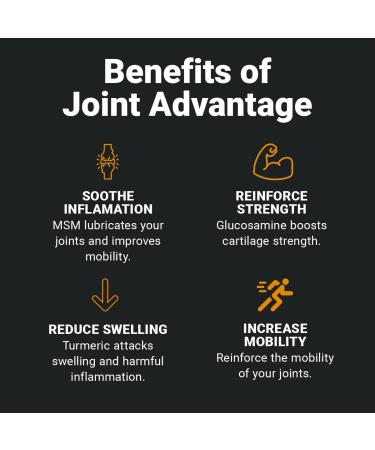Wilderness Athlete Joint Advantage | Joint Support Supplement for Men & Women with MSM, White Willow Bark & Glucosamine - Buy Online on GoSupps.com