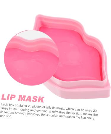 VICASKY Lot de 20 masques hydratants pour les l vres - Pour dormir - Soin de la peau - Nuit - Masque hydratant pour les l vres - Anti-rides - Propyl ne glycol - Rose - Buy Online on GoSupps.com