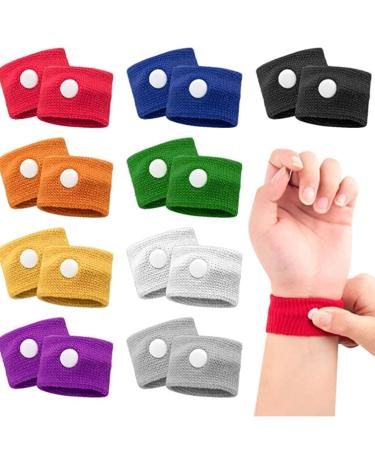 HomeSoGood 9 Pcs Wristbands for Dizziness and Vomiting from Travel Sickness