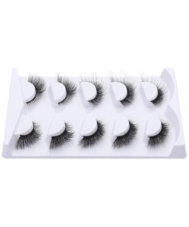 gootrades Cat Eye Eyelashes - 5 Pairs 3D Faux Mink False Winged L Curl Extension - Natural Look Mimic Eyelashes (Style-03) - Buy Online on GoSupps.com