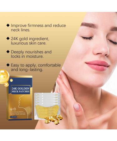 15PCS Collagen Neck Patch 24k Gold Neck Line Removal Anti wri-nkle Firming Lifting Moisturizing Retinol Hyaluronic Acid Sticker - Buy Online on GoSupps.com