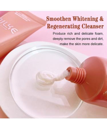 AILKE Brightening Skin Care Set Reduce Dark Spots Moisturizing Clean Skin With Vitamin C Sodium Hyaluronate Rose Oil Skin Radiant Kit For Women Men - Buy Online on GoSupps.com