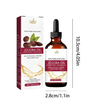 Hair Growth Oil | Jojoba & Wild Oil - Natural Anti-Frizz Density Boost for Men & Women - 30 ml | Aznever - Buy Online on GoSupps.com
