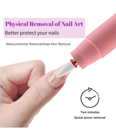Electric Nail Files Portable Rechargeable Cordless Nail Drill for Acrylic Gel Nails 12 Drill Bits Professional Electric Manicure Pedicure Kit for Grinding Polishing Trimming Home Salon Use Pink - Buy Online on GoSupps.com