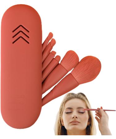 Eye Makeup Brush Set Eye Shadow Brush Set - Face Makeup Brush Set - Portable Cosmetic Blush Lip Eyeshadow Brush Kit for Women Girls Adults red - Buy Online on GoSupps.com