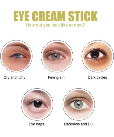 Stick Contour Des Yeux L'huile Min rale - Soin Hydratant for Minimiser Les Poches t Les Ridules Nourrit le Contour D licat Des Yeux(#2 4pcs) - Buy Online on GoSupps.com