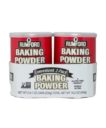Rumford Baking Powder, 8.1 Ounce (Pack of 2)