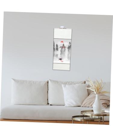 NUOBESTY Rice Paper Hanging Shaft Blank Hanging Scroll Calligraphy Scroll Paper Household Calligraphy Works Picture 3 75.00X32.00X0.10CM - Buy Online on GoSupps.com
