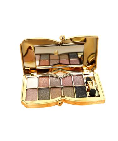 DOITOOL Set Colors and Brush # Glitter with Mirror Shadow Colorful Eyeshadow Flash Makeup Eye 1 count (Pack of 1) As Shown