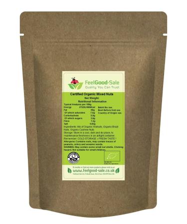 Premium Fresh Organic Mixed Nuts (Walnuts Brazils Casews) (1kg) - Buy Online on GoSupps.com