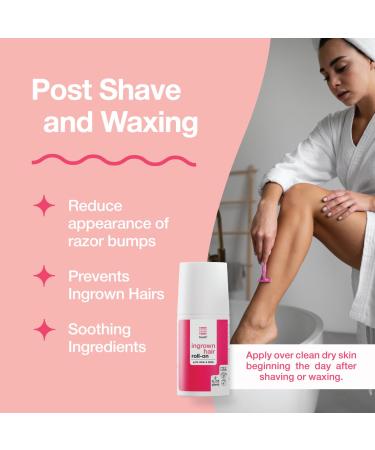 Touch Intimate Area Ingrown Hair Roll On Tonic - AHA/BHA Razor Bump & Ingrown Hair Treatment for Men & Women - 2 oz - Buy Online on GoSupps.com