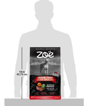 Zoe Grain Free Dog Food All Breed & Life Stages Beef with Peas & Pumpkin Recipe 5 kg Beef 5 kg (Pack of 1) - Buy Online on GoSupps.com