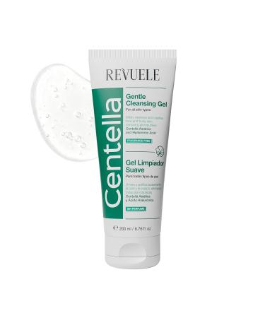 REVUELE Centella Gel Nettoyant Visage Doux Gel Purifiant avec CICA et Acide Hyaluronique limine Impuret s et S bum Hydrate et Prot ge la Peau 200 ml