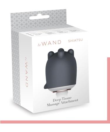 Le Wand Shiatsu Deep Tissue Massage Attachment - Grey OS | International Shipping Available - Buy Online on GoSupps.com