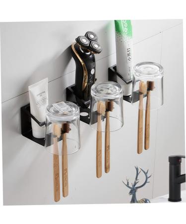 Alipis 2-Pack Electric Toothbrush Holder Wall Bracket | Stainless Steel Bathroom Organizer for Electric Toothbrushes & Razors | Space-Saving Design - Buy Online on GoSupps.com