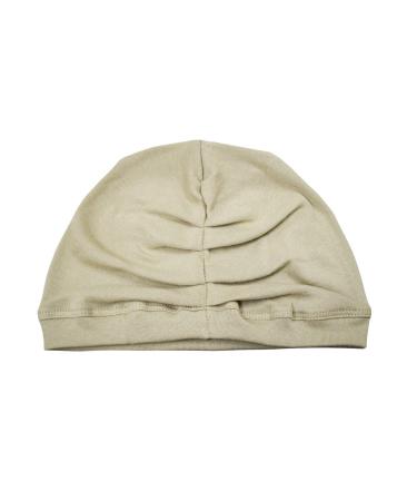 Betty Dain Stretch Terry Cloth Turban Beige