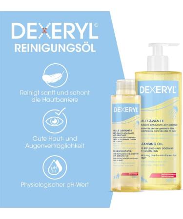 DEXERYL Cleansing Oil for Dry and Eczema Prone Skin - 500ml - Buy Online on GoSupps.com