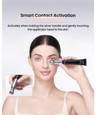 AMIRO Red Light Eye Cream with Microcurrent Massager PDRN 0.01% Peptide & Hyaluronic Acid Formula Hydrating & Firming Under Eye Serum for Dark Circles Puffiness & Fine Lines 1.06oz - Buy Online on GoSupps.com