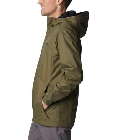Columbia Watertight II Rain Jacket for Men - M Stone Green | Waterproof & Lightweight - Shop Now! - Buy Online on GoSupps.com