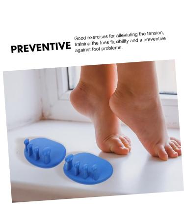 Hemoton Arch Trainer Thumb Splint for Bunions - Silica Gel Correctors with Big Gasket, Blue - 1 Pair - Buy Online on GoSupps.com