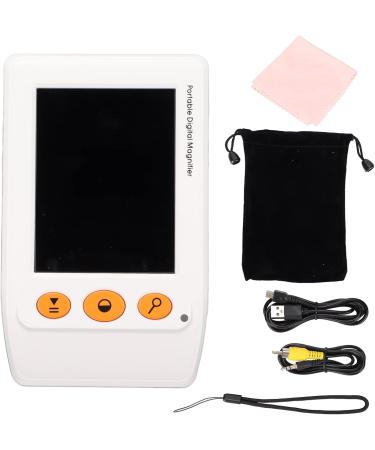 2X 25x Zoom Portable Digital Magnifier Electronic Reading Aid Digital Video Magnifier Portable Electronic Reading Aid with 3.5 Inch LCD Screen for Low Vision - Buy Online on GoSupps.com