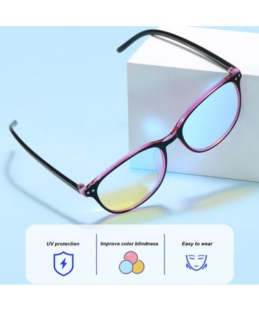 Red-Green Color Blind Glasses for Men & Women | Double Coated PC Resin | Color Blindness Correction & Protection - Buy Online on GoSupps.com