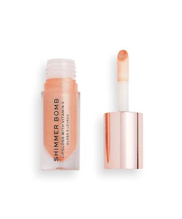 Revolution Shimmer Bomb Lip Gloss - Vitamin E Infused Shimmery Lip Tint (6 Colors) - Buy Online on GoSupps.com