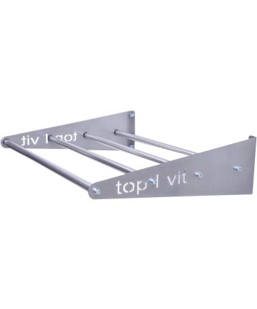 Buy VIT Wall Holder for Pezziballs | Store Up to 4 Gymnastics Balls & Mats | Silver 64cm | International Shipping Available - Buy Online on GoSupps.com