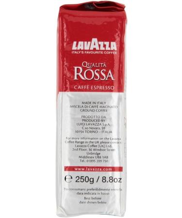  Lavazza Lavazza Quality Rossa Ground Coffee Also for Italian or Piston Coffee Set of 2 2 x 250 g - Buy Online on GoSupps.com